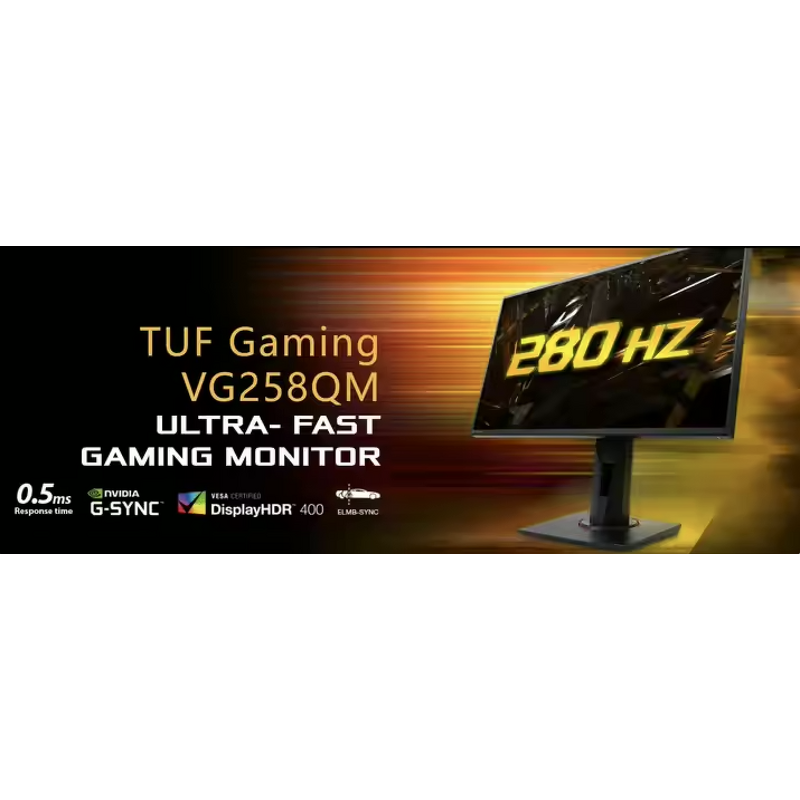 Monitor Display Manufacturer - TUF VG258QM 24.5" 1080p 1ms HDMI 16:9 LED Gaming