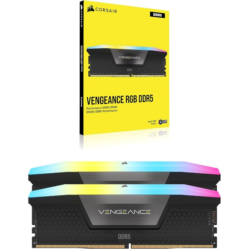 RAM Memory Manufacturer - Corsair Vengeance RGB DDR5 32GB(2x16) 7200MHz CL34 Intel XMP