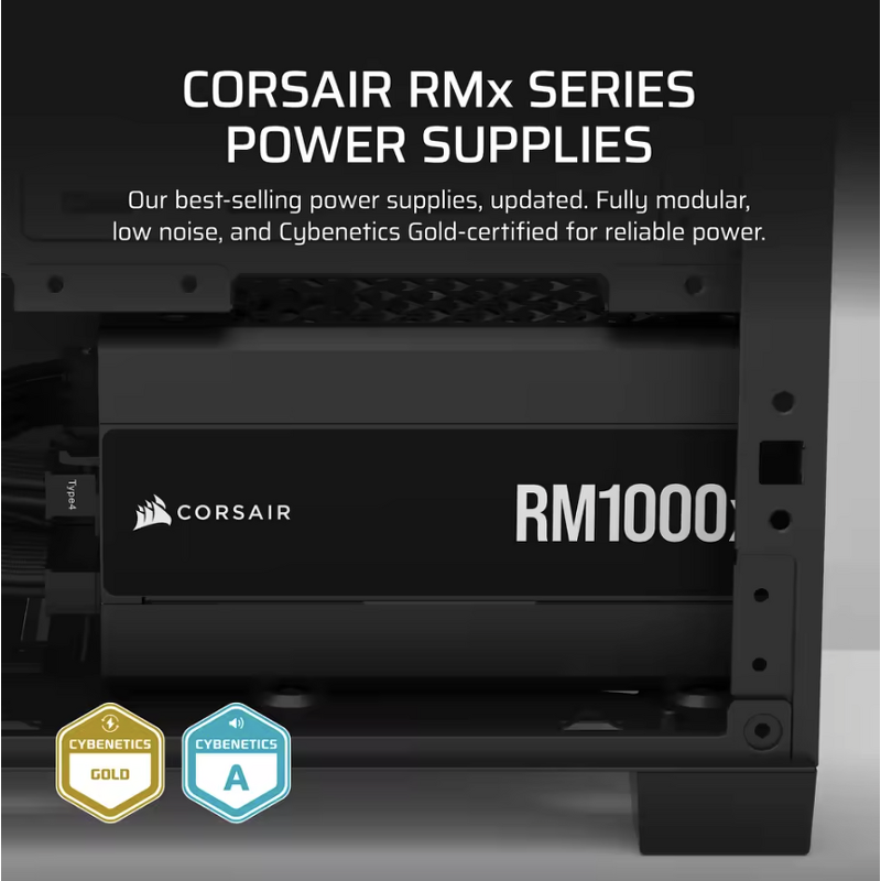 Power Supply Manufacturer - CORSAIR RM1000x 1000W 80+Gold ATX3.1 PCIe5.1 Fully Modular