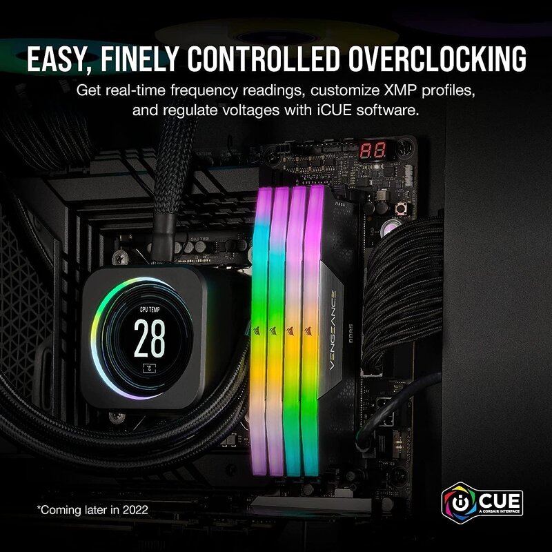 RAM Memory Manufacturer - Corsair Vengeance RGB DDR5 64GB(2x32) 6400MHz CL32 Intel XMP