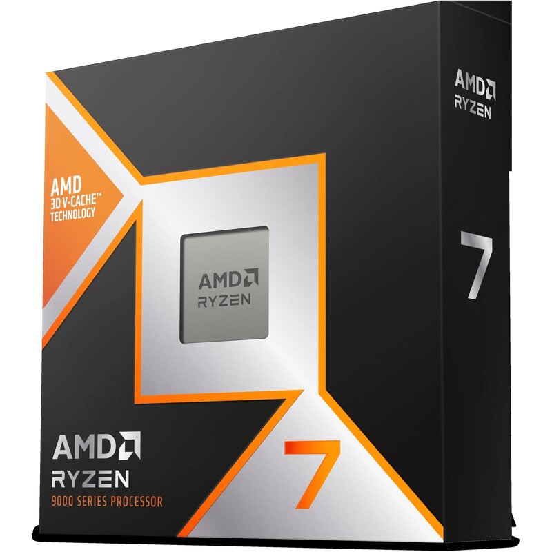 CPU Processor Manufacturer - AMD Ryzen 7 9800X3D 8C16T 4.7GHz 30MB L3 Gaming Desktop