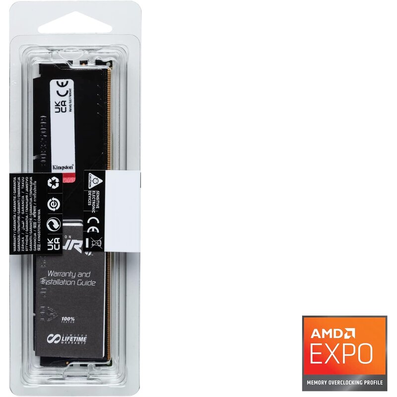 RAM Memory Manufacturer - FURY Beast DDR5 16GB 6000MHz CL36 Single KF560C36BBE-16