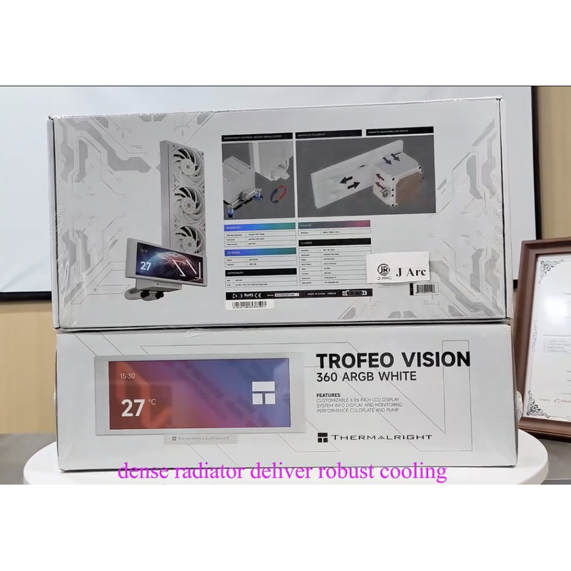 CPU Cooler Manufacturer - Thermalright Trofeo Vision AIO 360cm ARGB White 12cm Fan
