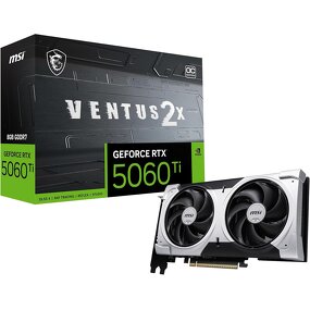 GPU Graphics Card Manufacturer - MSI RTX 5060 Ti 8G Ventus 2X OC+ GDDR7 PCIe5.0 3DP