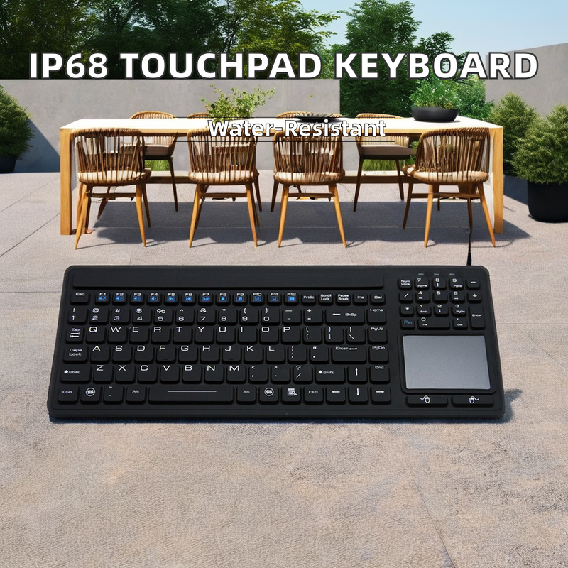 Keyboard Manufacturer - IP68 Waterproof Silicone Ergonomic Numeric USB Industrial Desktop