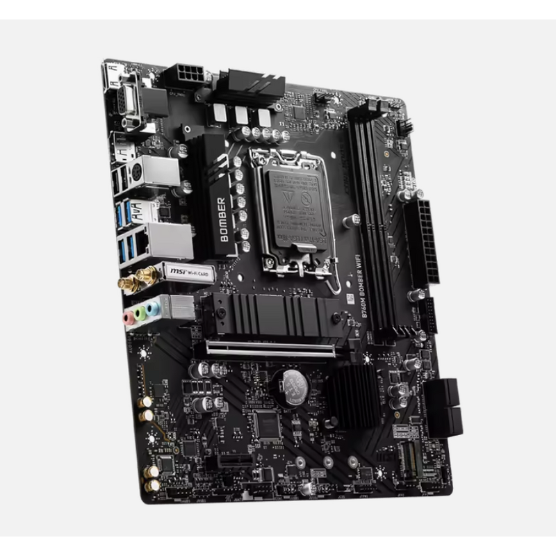 Motherboard Manufacturer - MSI B760M Bomber WiFi DDR5 LGA1700 Micro-ATX Dual CH