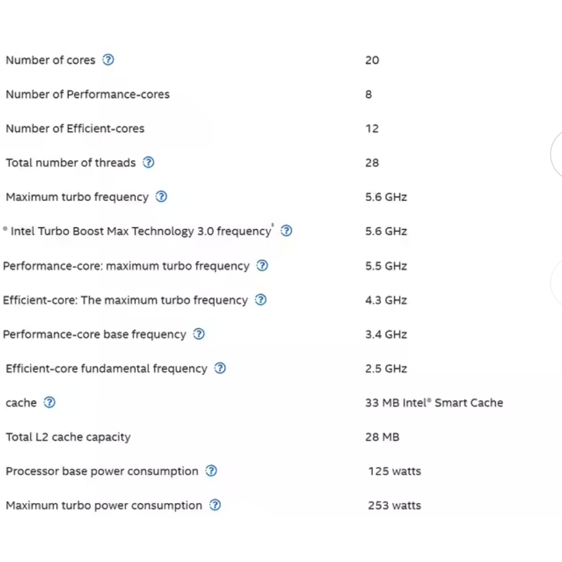 CPU Processor Manufacturer - Intel Core i7-14700KF 14th Gen FCLGA1700 Gaming Desktop