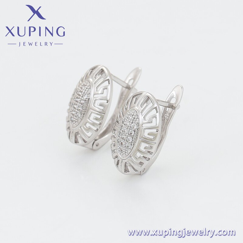 Women Jewelry Set Manufacturer - XUPING 64962 Platinum Plated Ring Earrings Copper
