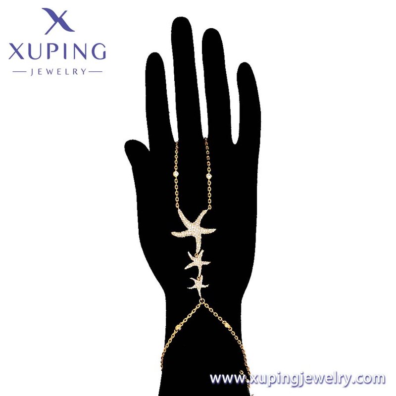 Women Bracelet Manufacturer - XUPING 75983 24K Gold Plated Starfish Creative Luxury