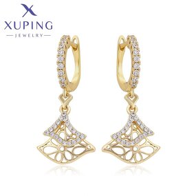 Pendant Earring Manufacturer - XUPING X000730508 14K Gold Plated Korean Luxury Women