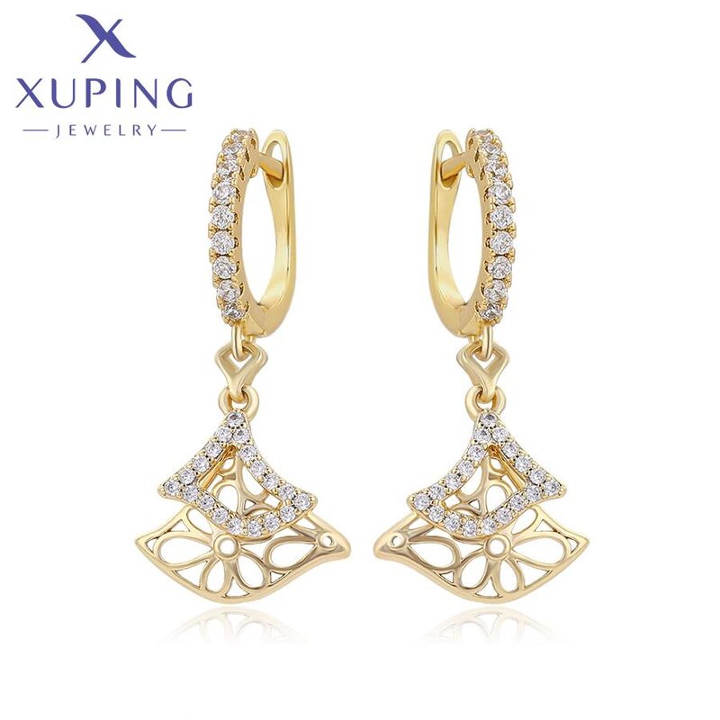Pendant Earring Manufacturer - XUPING X000730508 14K Gold Plated Korean Luxury Women
