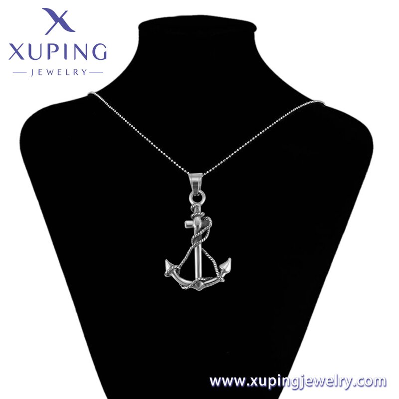 Pendant Manufacturer - XUPING 33448 Cross Black Gun Color Luxury Handsome Neutral