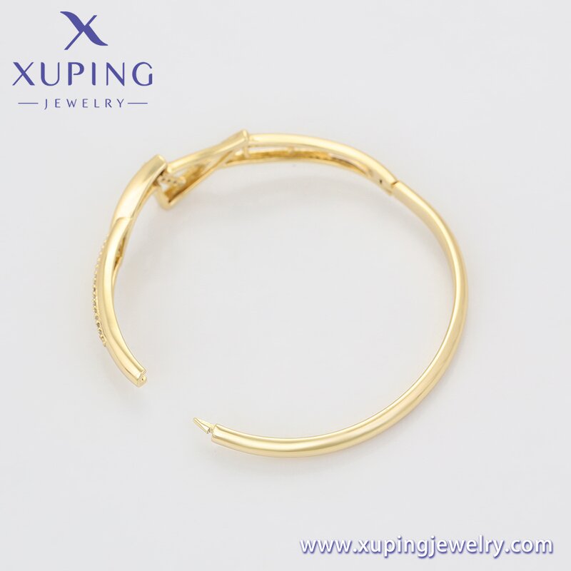 Women Bangle Manufacturer - XUPING S00150914 14K Gold Plated Elegant Butterfly Fashion