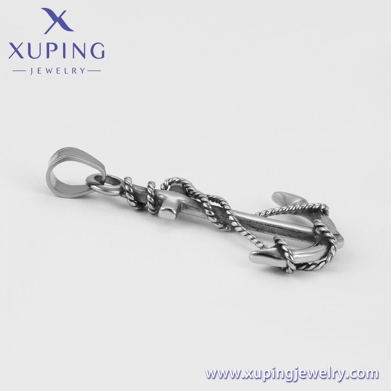 Pendant Manufacturer - XUPING 33448 Cross Black Gun Color Luxury Handsome Neutral