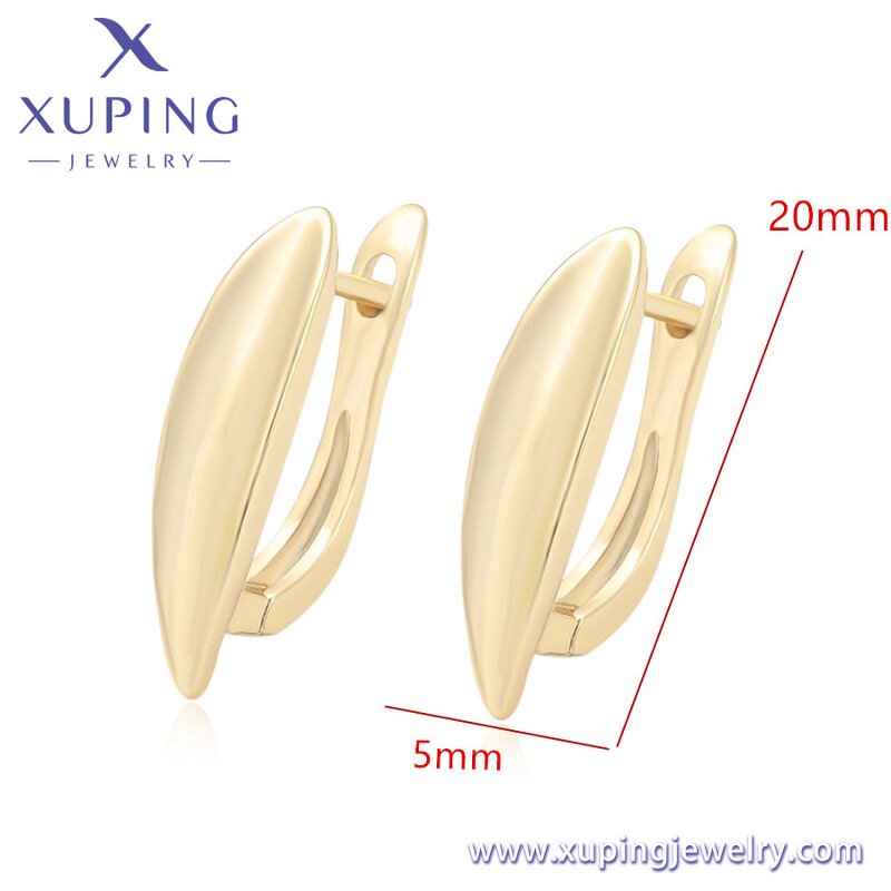 Huggie Earring Manufacturer - XUPING X000944762 14K Gold Plated Wholesale Bulk Women