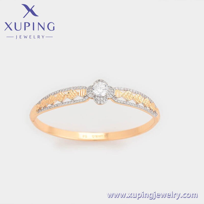 Women Bangle Manufacturer - XUPING A00359678 Multicolor Flower Crystal Delicate