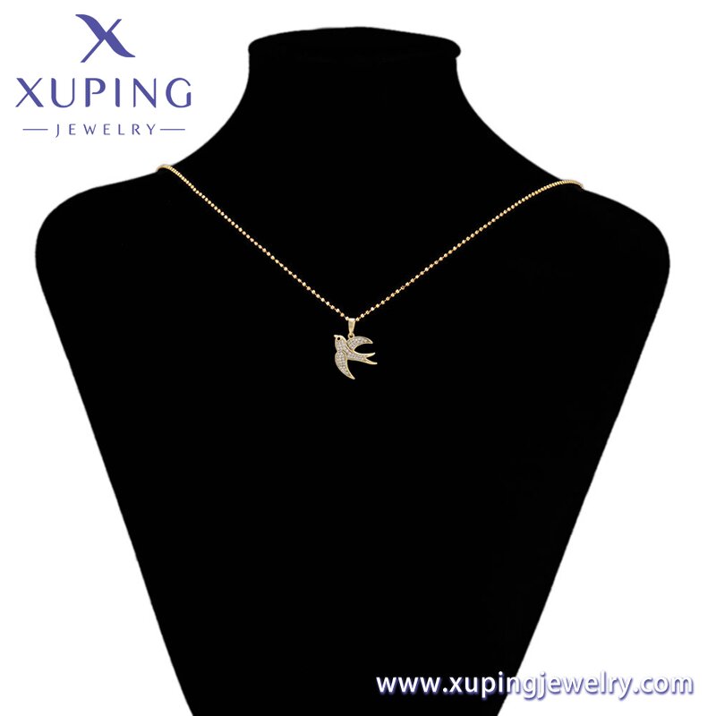 Pendant Manufacturer - XUPING X000885254 14K Gold Plated Iced Out Animal Bird