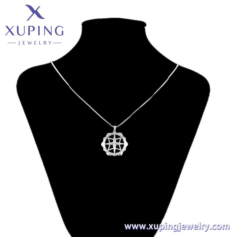 Women Necklace Manufacturer - XUPING A00314145 Platinum Plated Colorful Daily Romantic