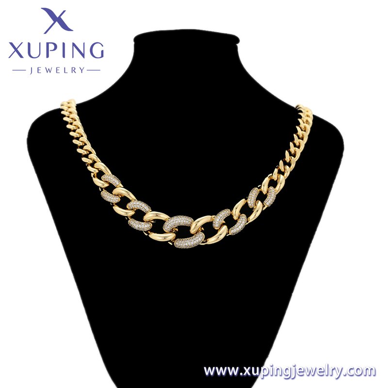 Women Jewelry Set Manufacturer - XUPING X000945694 Indian Bead Bracelet Necklace 2Pcs