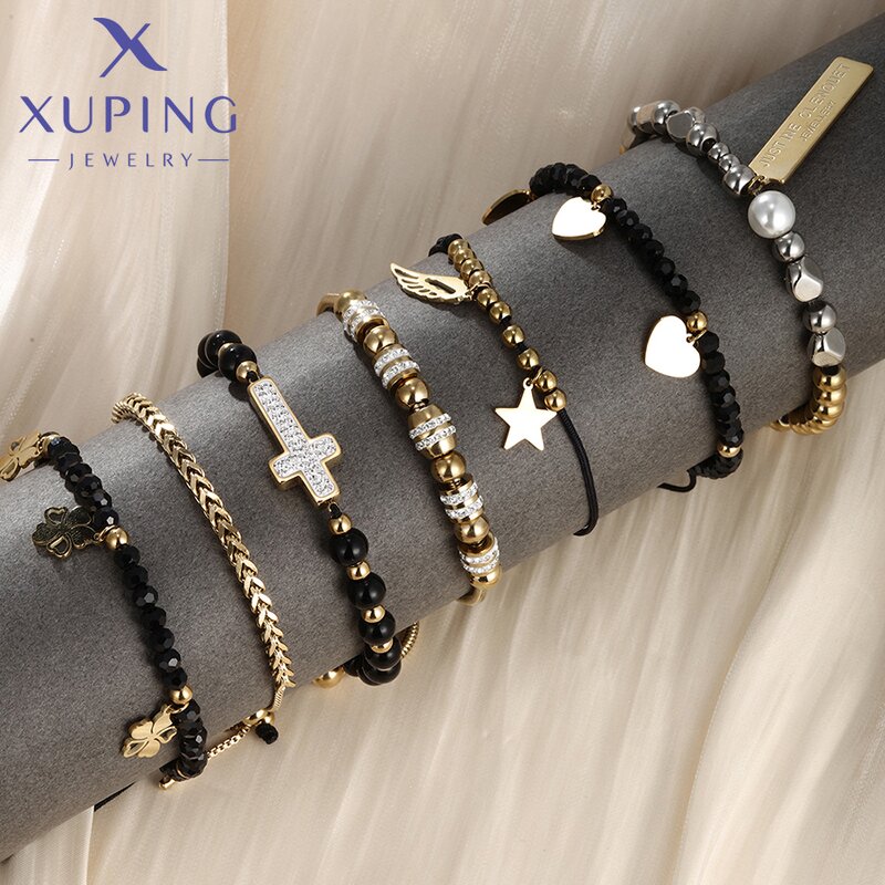 Men Bracelet Manufacturer - XUPING Gold Plated Cuban Skull Snake Stainless Steel Gothic