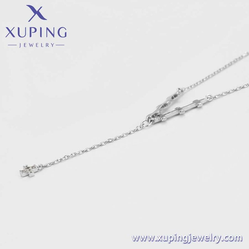 Women Jewelry Set Manufacturer - XUPING 64696 Platinum Plated Cross Simple Elegant