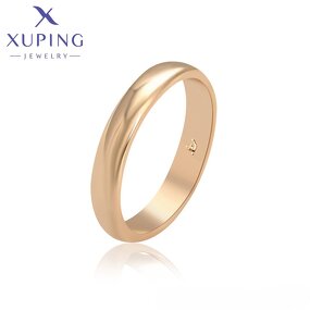 Couple Ring Manufacturer - XUPING X000775331 18K Gold Plated Simple Wedding Set