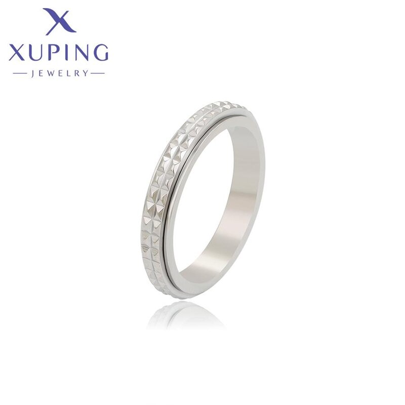 Women Ring Manufacturer - XUPING 14034 Stainless Steel Anxiety Fidget Relief Daily