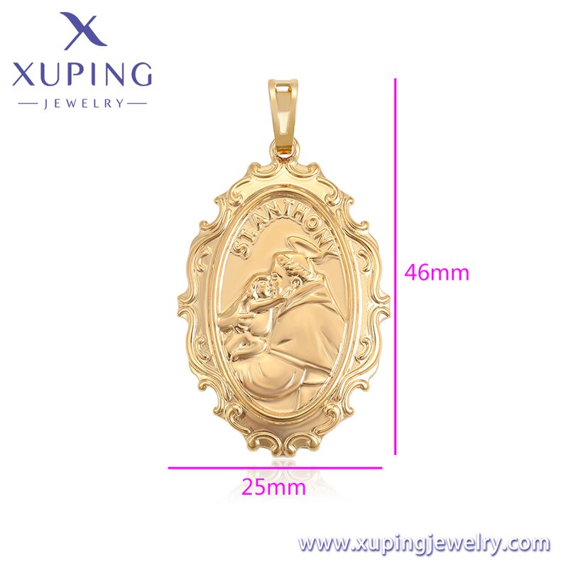 Men Pendant Manufacturer - XUPING A00556748 18K Gold Plated Religious Style Fashion