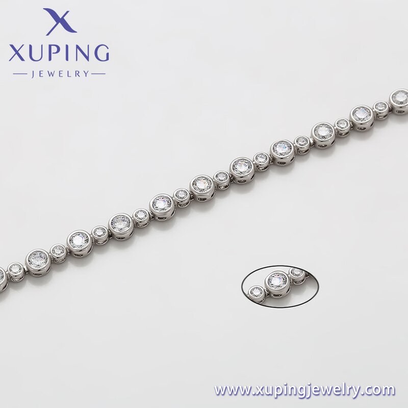 Women Bracelet Manufacturer - XUPING X000695183 Platinum Plated Classic Stone Fashion