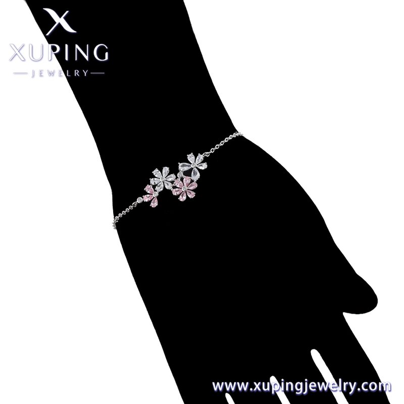 Women Bracelet Manufacturer - XUPING X000977478 Platinum Plated Elegant Simple Charm