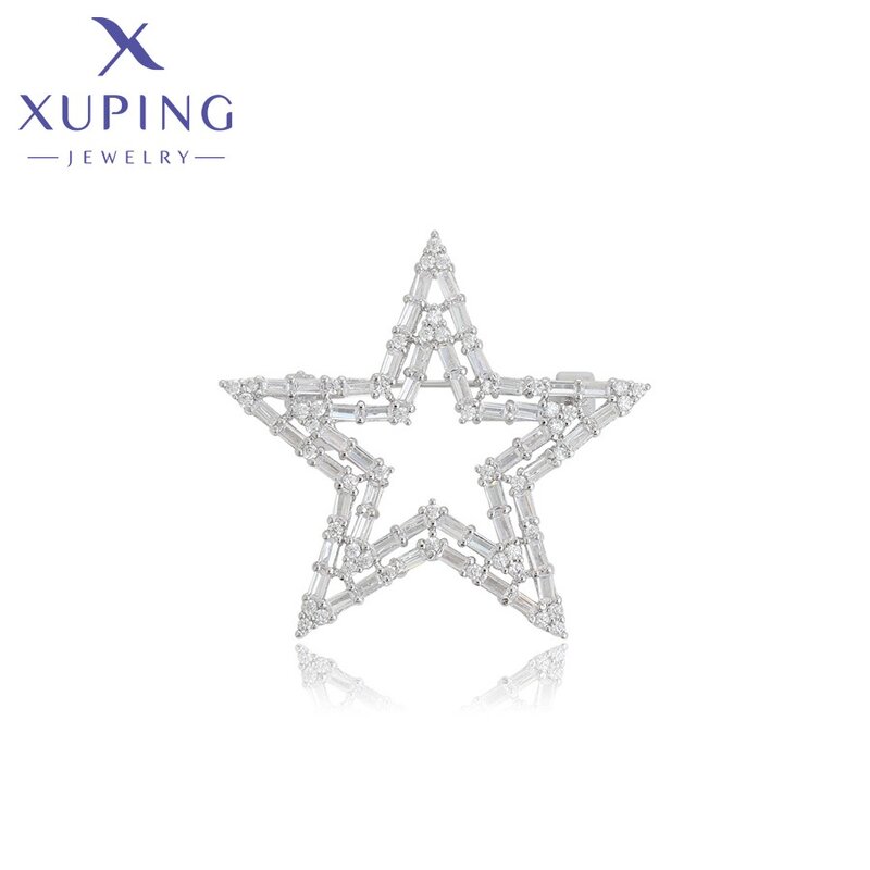 Women Brooch Manufacturer - XUPING A00900435 Synthetic CZ Star Fashion Simple