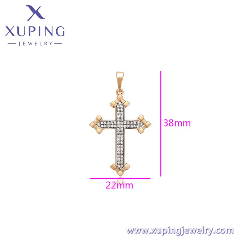 Pendant Manufacturer - XUPING X000815749 Multicolor Cross Retro Religious Neutral