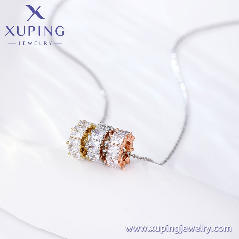 Women Necklace Manufacturer - XUPING X000793574 Platinum Plated Colorful Daily Romantic