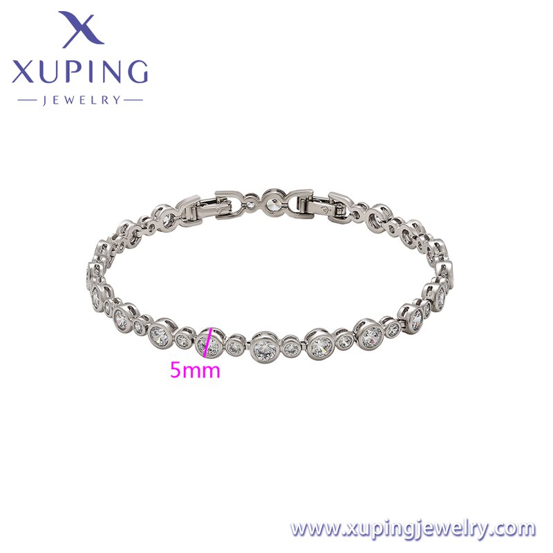 Women Bracelet Manufacturer - XUPING X000695183 Platinum Plated Classic Stone Fashion