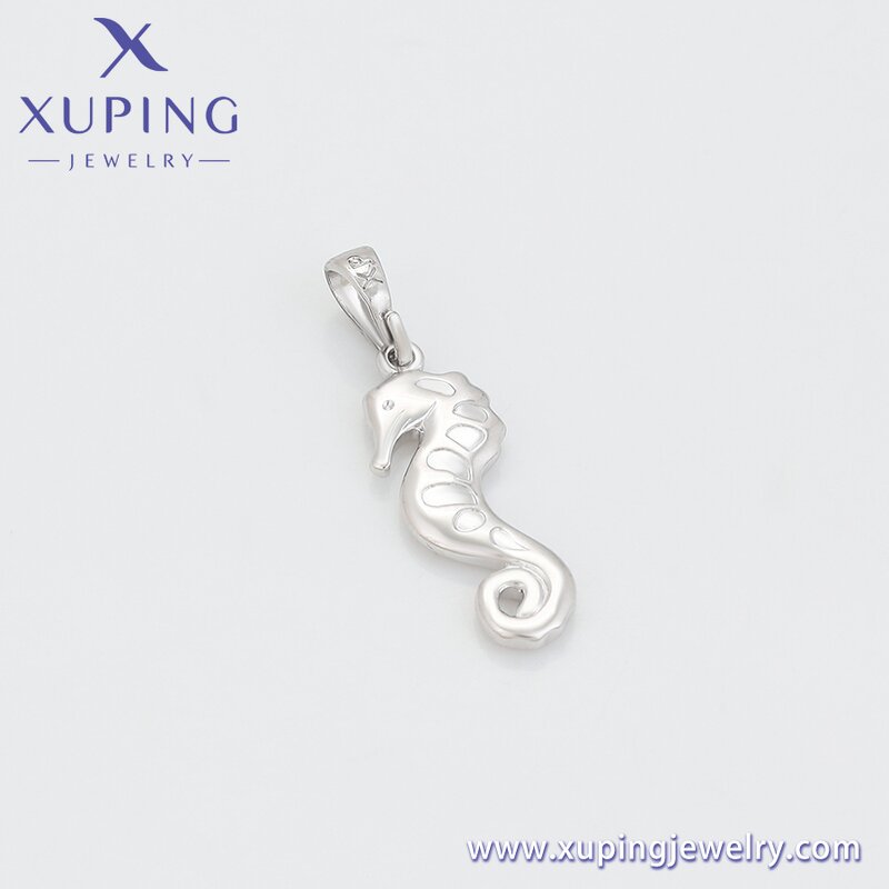 Women Pendant Manufacturer - XUPING A00914265 Platinum Plated Seahorse Animal Elegant