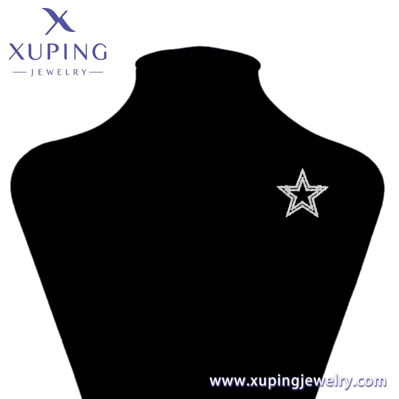 Women Brooch Manufacturer - XUPING A00900435 Synthetic CZ Star Fashion Simple
