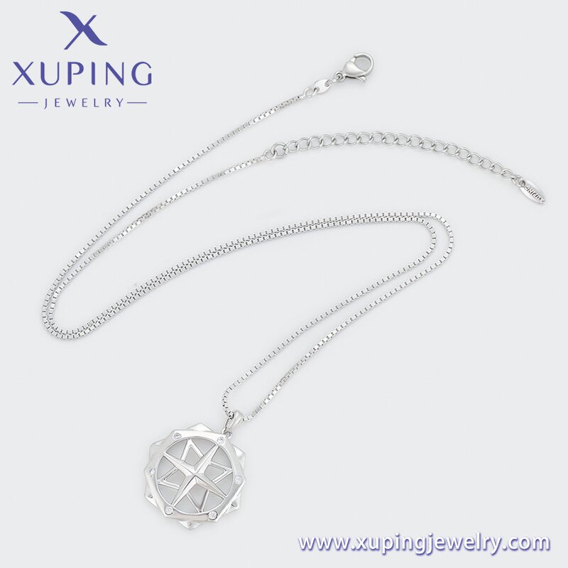 Women Necklace Manufacturer - XUPING A00314145 Platinum Plated Colorful Daily Romantic
