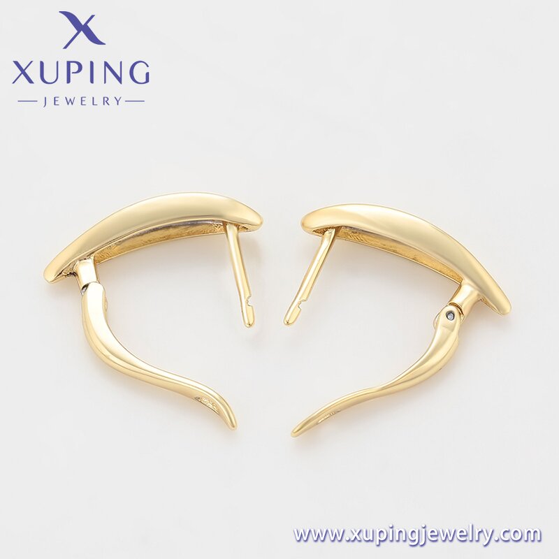 Huggie Earring Manufacturer - XUPING X000944762 14K Gold Plated Wholesale Bulk Women