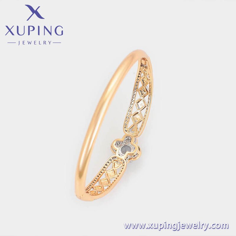 Women Bangle Manufacturer - XUPING A00359678 Multicolor Flower Crystal Delicate