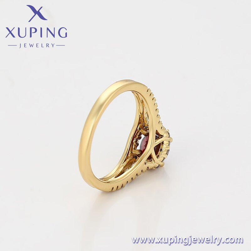 Neutral Ring Manufacturer - XUPING X000974372 14K Gold Plated Luxury Vintage Simple