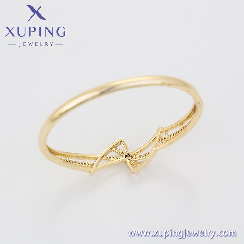 Women Bangle Manufacturer - XUPING S00150914 14K Gold Plated Elegant Butterfly Fashion