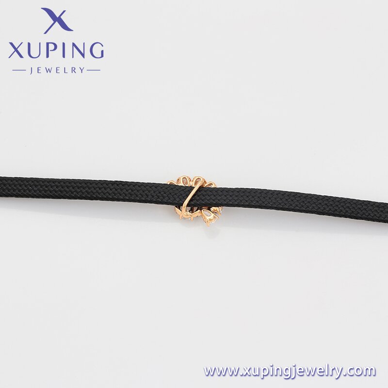 Women Necklace Manufacturer - XUPING X000814567 18K Gold Plated Collarbone Chain