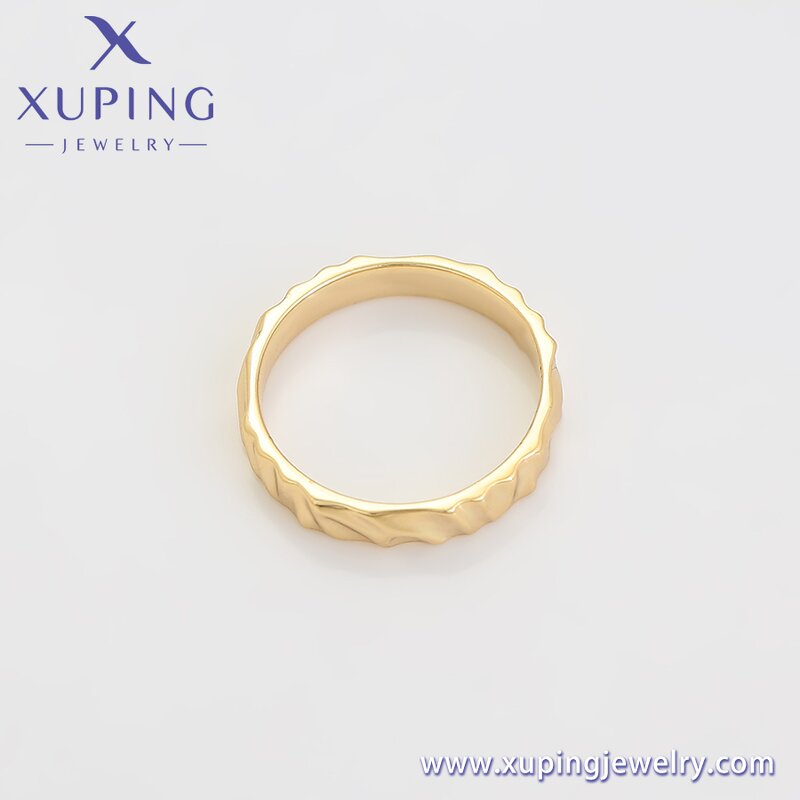 Women Ring Manufacturer - XUPING X000660533 14K Gold Plated Entry Lux Niche Simple