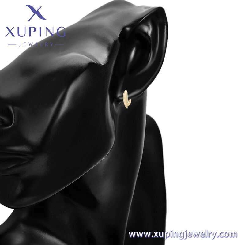 Huggie Earring Manufacturer - XUPING X000944762 14K Gold Plated Wholesale Bulk Women