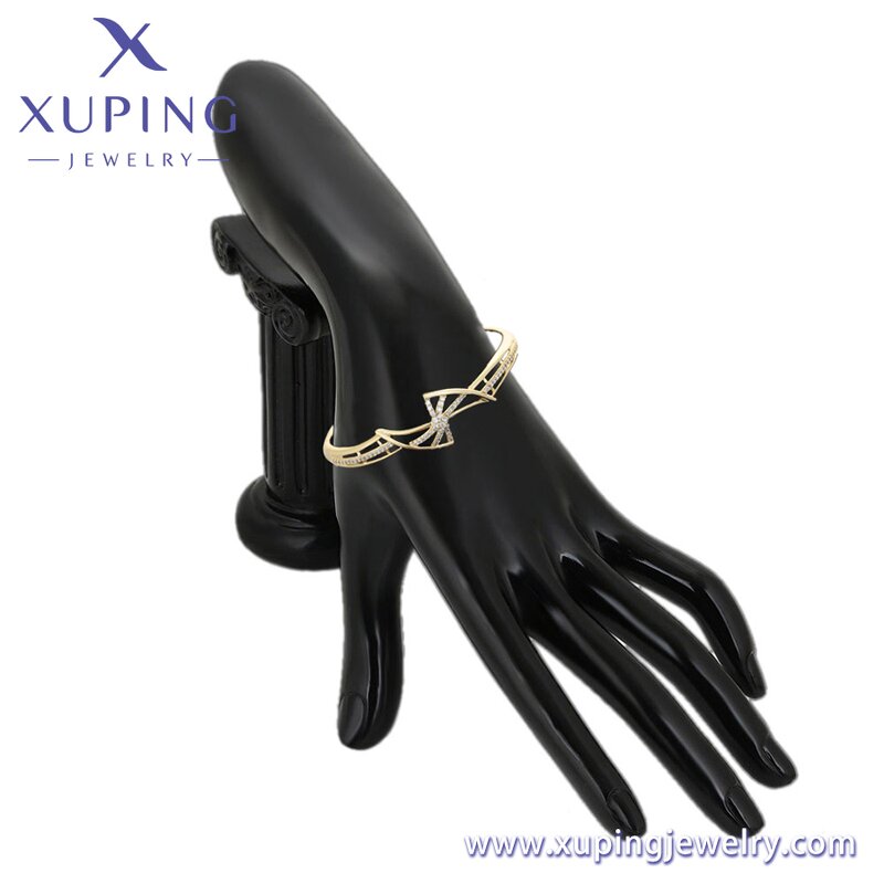 Women Bangle Manufacturer - XUPING S00150914 14K Gold Plated Elegant Butterfly Fashion