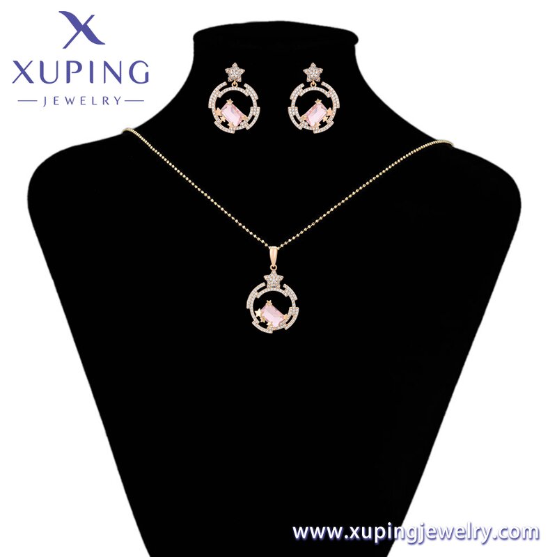 Wedding Jewelry Set Manufacturer - XUPING X000709041 18K Gold Plated Star Elegant