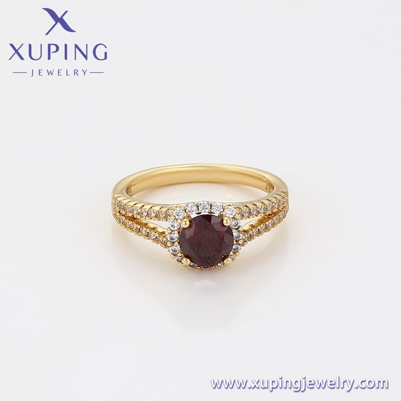 Neutral Ring Manufacturer - XUPING X000974372 14K Gold Plated Luxury Vintage Simple