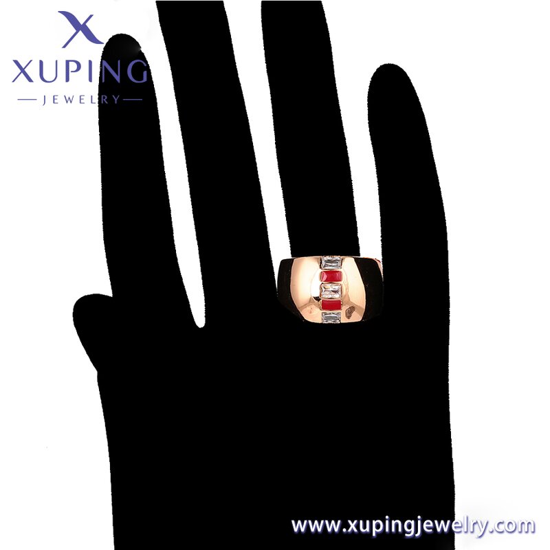 Women Jewelry Set Manufacturer - XUPING 65090 Rose Gold Plated Ring Earrings Copper