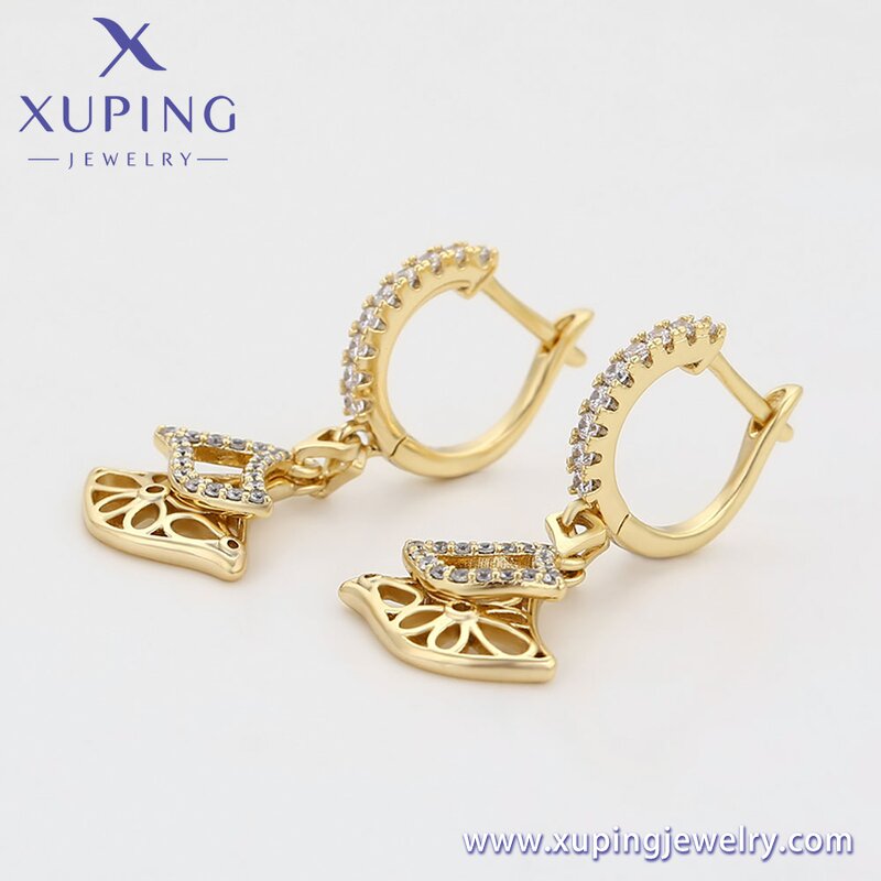Pendant Earring Manufacturer - XUPING X000730508 14K Gold Plated Korean Luxury Women