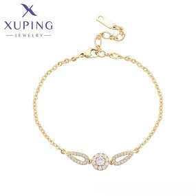 Women Bracelet Manufacturer - XUPING X000926266 Environmental Copper Stone Trendy Meaningful